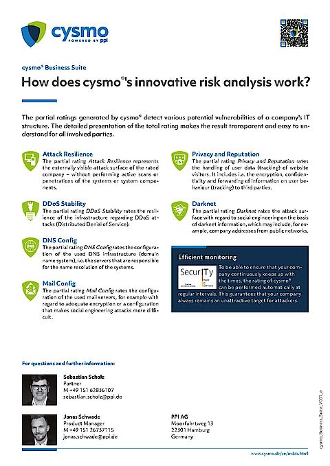  cysmo® Business Suite Flyer